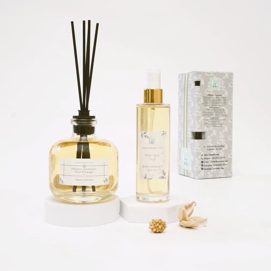 Pack: Diffuseur d'ambiance 200ml + Spray 100ml