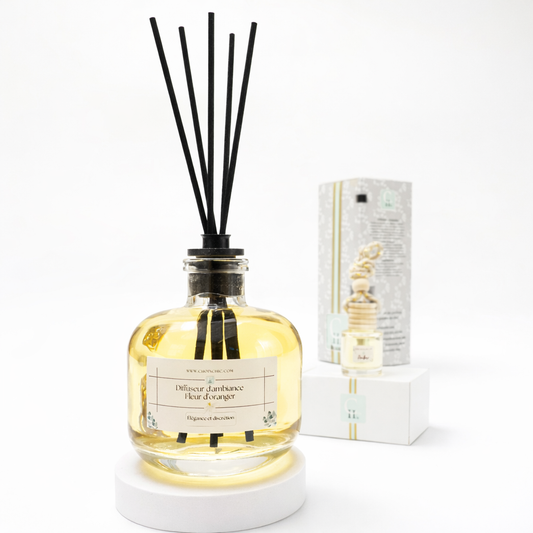 Diffuseur d’ambiance 200ml Fleur d’oranger ChoixChic – parfum maison longue durée