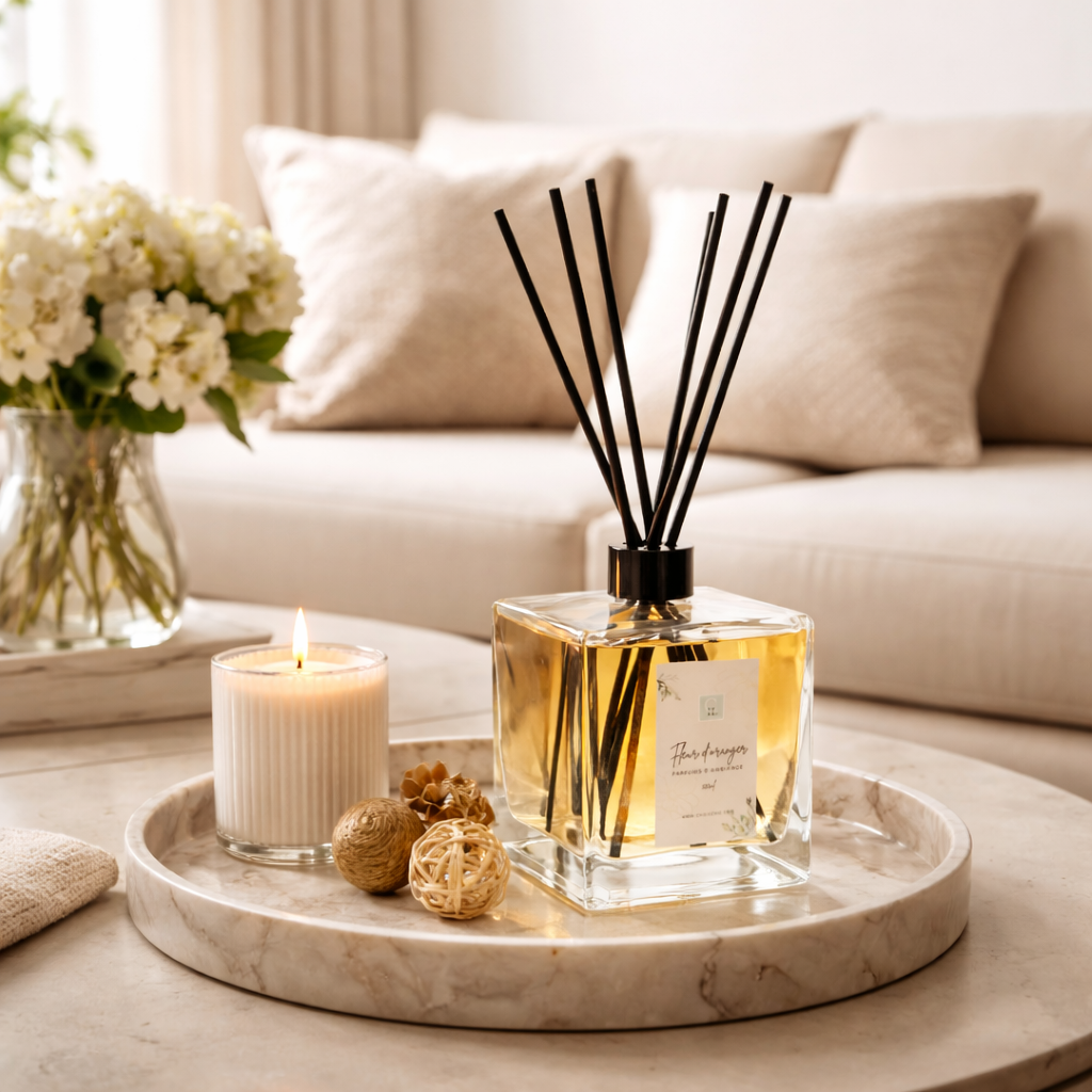 Grand diffuseur parfum maison 500ml décoration intérieure parfumée premium