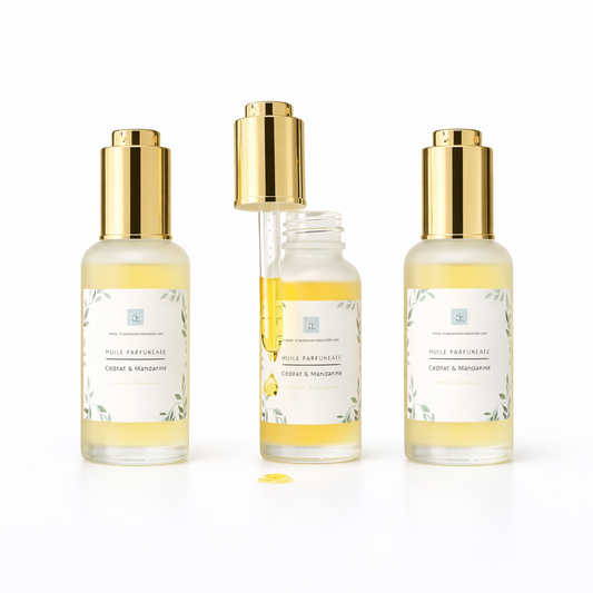 Pack 3 huiles parfumées fleur d’oranger avec pipette presse-compte – parfum d’intérieur ChoixChic